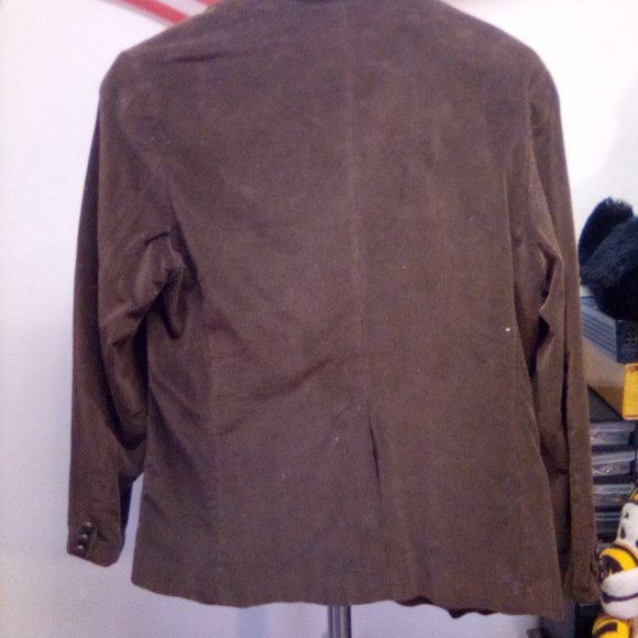 Changing Scene Brown Corduroy Jacket with Pockets - Picture 2 of 8